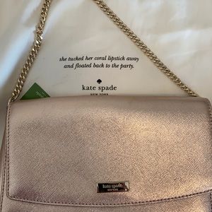 Rose gold CLUTCH or CROSSBODY KATE SPADE